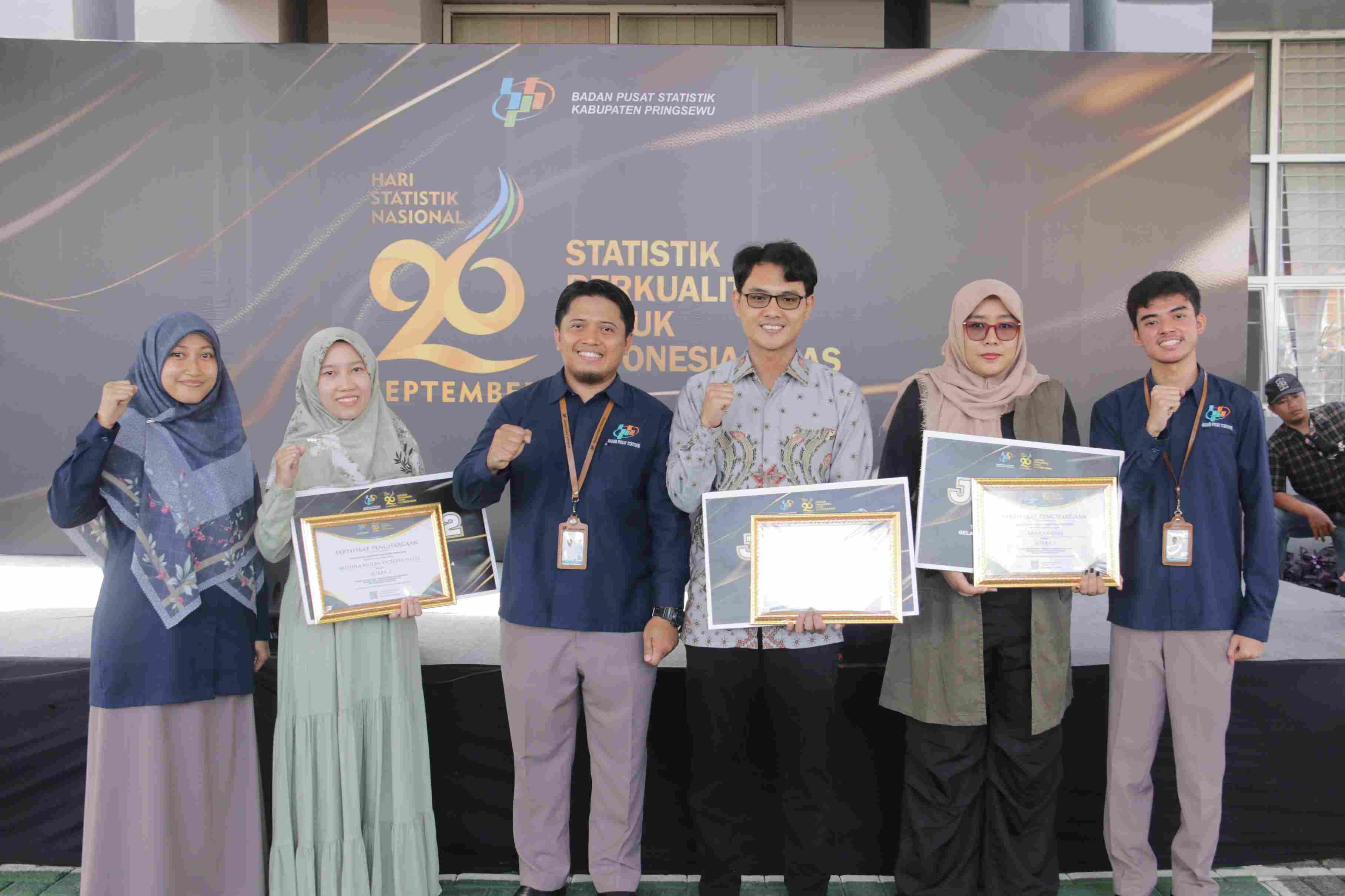 Winners of the 2024 HSN Photography Competition, BPS Pringsewu Regency